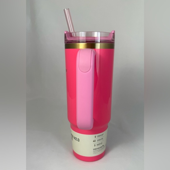 Stanley Flowstate Quencher 30oz Tumbler Pink Parade - Picture 3 of 8